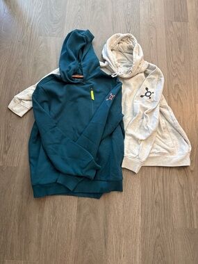Orangetheory Hooded Sweatshirt Duo - Teal & Light Gray